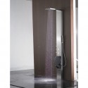 Bodyclean - 2-strahlige Balneotherapie-Duschsäule aus Edelstahl mit integriertem Sitz S179-T