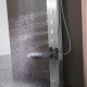 Column of balneo shower stainless 215x33x20cm S179-T with built-in seat