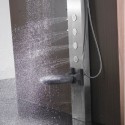 Bodyclean - 2-strahlige Balneotherapie-Duschsäule aus Edelstahl mit integriertem Sitz S179-T