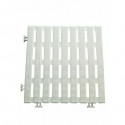Sol anti-dérapant 1.2 m carré blanc (12 pièces) en pvc étanche pour tous milieux humides
