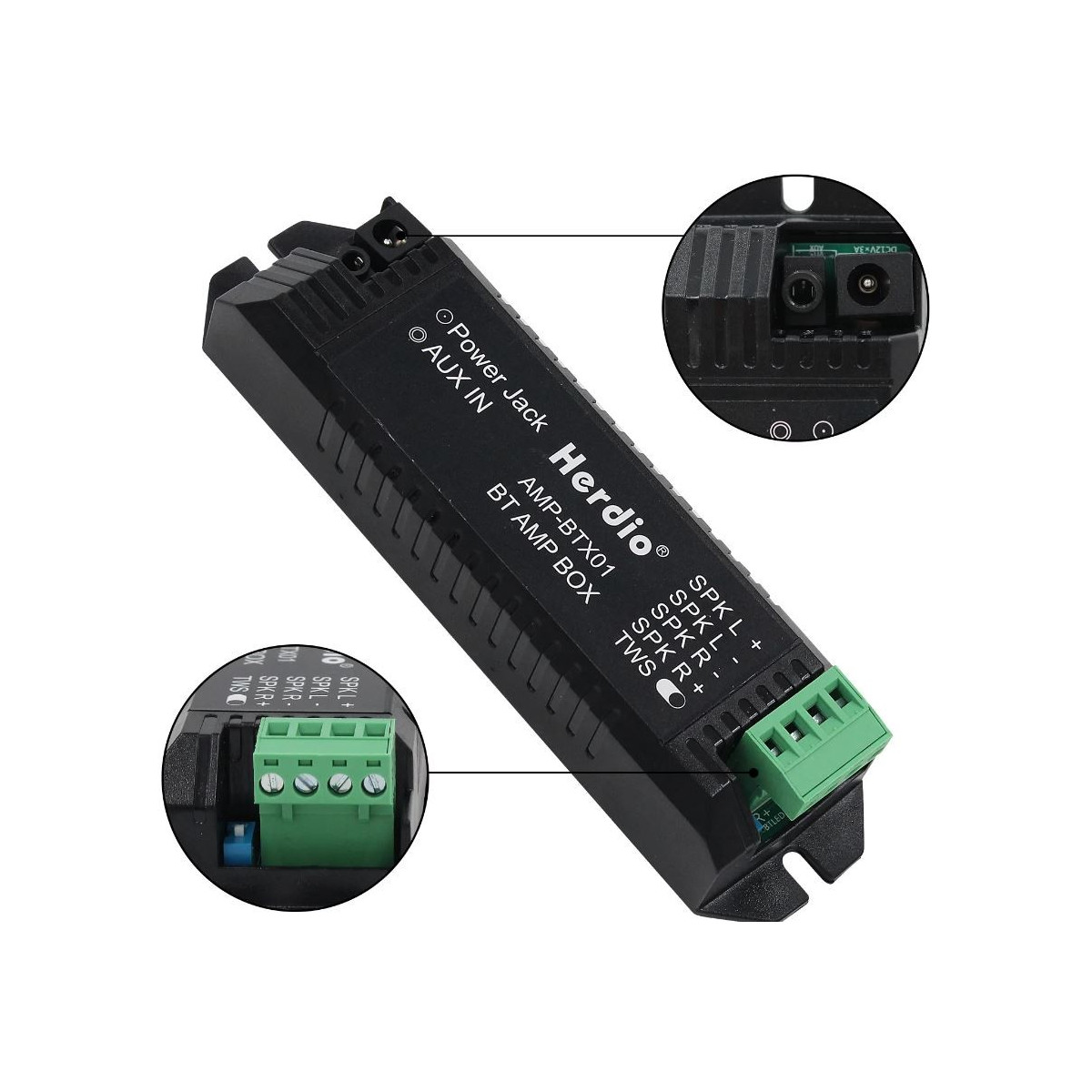 Amplificador bluetooth para parlantes o parlantes incorporados