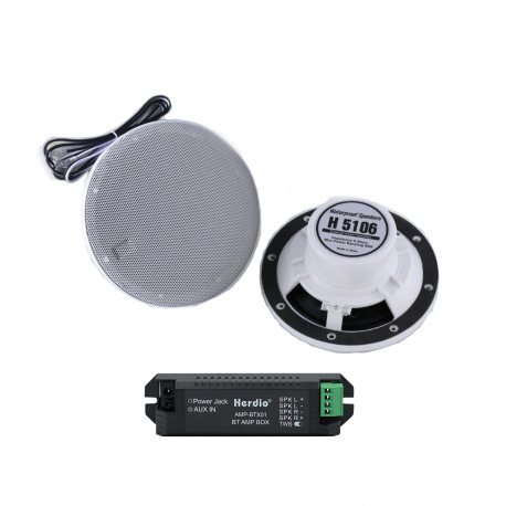 Amplificateur bluetooth pour enceinte ou haut-parleurs encastrés