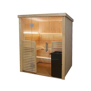 Cabina de sauna Harvia 163,5 x 160,7 x 202 cm Se proporciona calentador de sauna para 2 o 3 personas