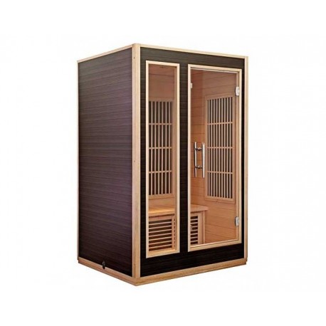 Sauna infrarouge harvia 90x90x191 cm compact haut de gamme