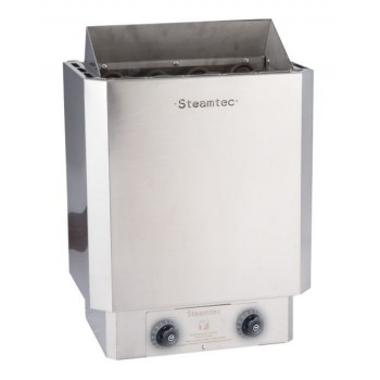 Premium 9 Kw sauna stove with built-in stainless steel finishes controls