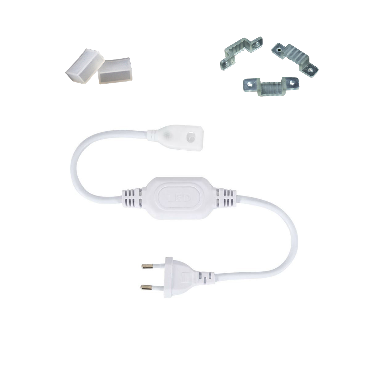 Cinta blanco cálido led 220V al medidor para la decoración fuera de cuarto de baño 