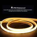 Ruban led blanc chaud COB ip 33 5mètres avec bande adhesive et fixations fournies