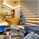 Cinta blanco cálido led 220V al medidor para la decoración fuera de cuarto de baño 