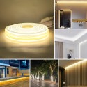 Cinta blanco cálido led 220V al medidor para la decoración fuera de cuarto de baño 