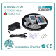 Ruban à LED RGB 5 mètres + télécommande + Transformateur 12v  IP68 SMD5050