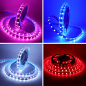 Ruban à LED RGB 5 mètres + télécommande + Transformateur 12v IP68