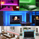 Ruban à LED RGB 5 mètres + télécommande + Transformateur 12v IP68