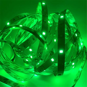 Verde 5 m cinta de LED impermeable y sumergible IP68
