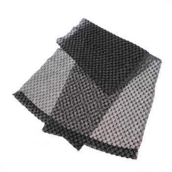 Set de 10 toallas exfoliantes negras 30x90 cm