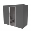 Kit de construcción cabina hammam a teja 240 x 120 con generador de vapor