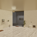 Hamam-Kabinenbausatz zum Kacheln 180 x 100 mit Dampfgenerator