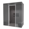 Hamam-Kabinenbausatz zum Kacheln 180 x 100 mit Dampfgenerator
