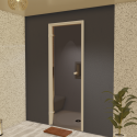 Kit de construcción cabina hammam a teja 180 x 100 con generador de vapor