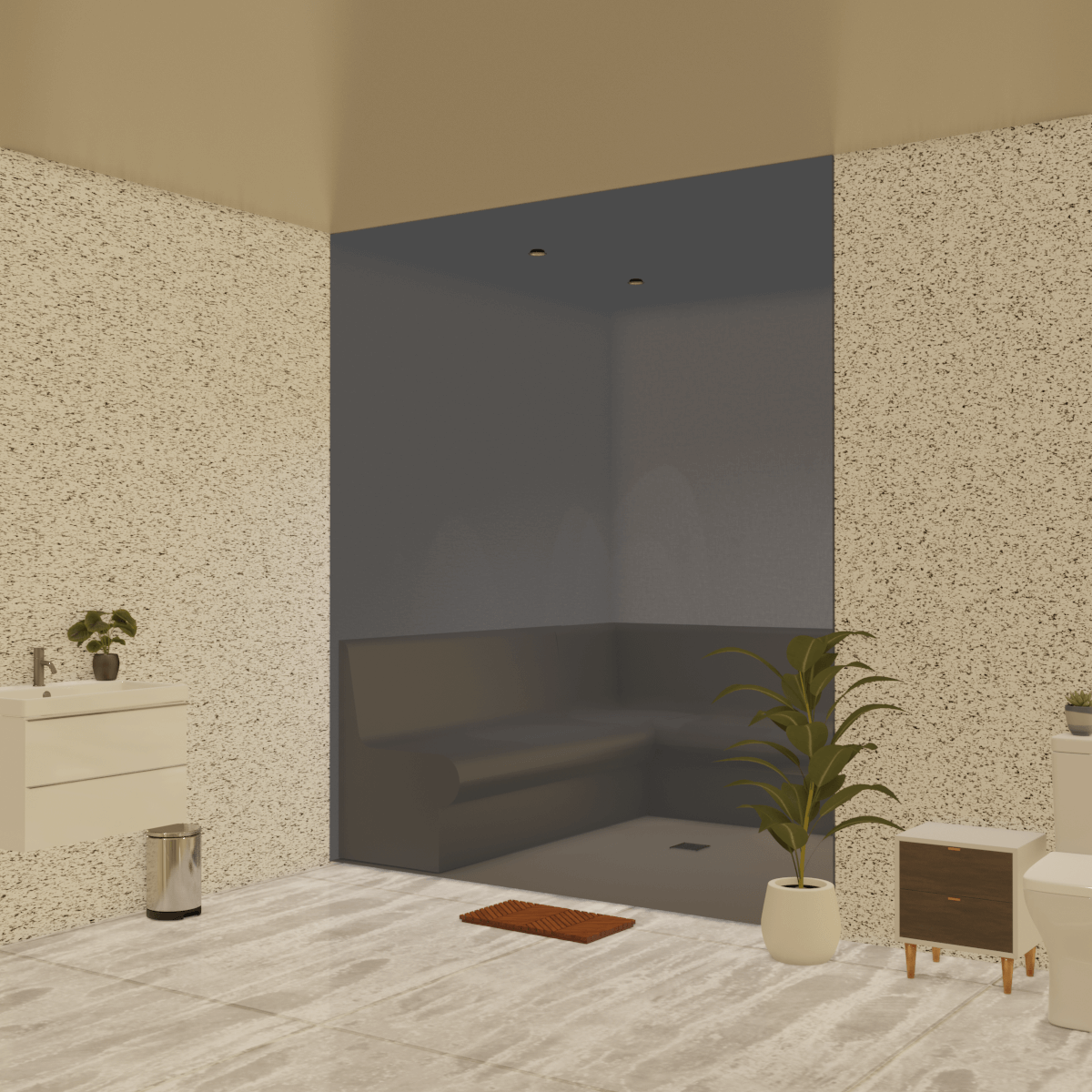 Kit de construction cabine Hammam complet