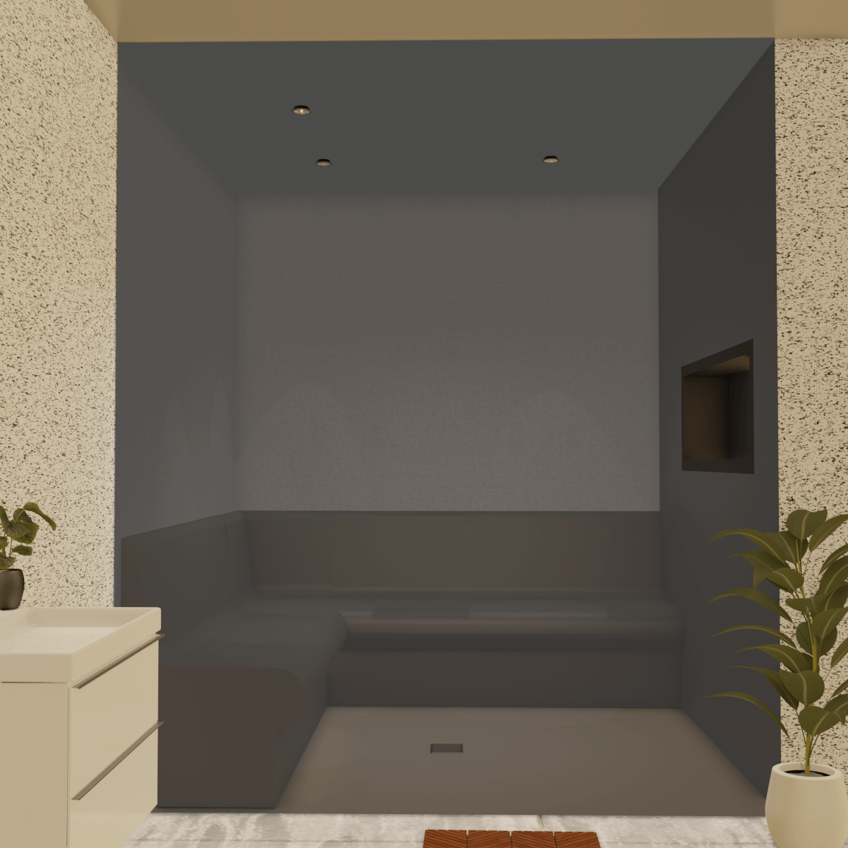 Kit de construction cabine Hammam complet