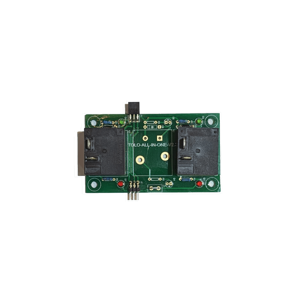 Relay electronic card for steam generator