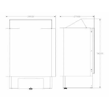 RECONDITIONNE - Poêle à sauna 6 Kw premium avec commandes intégrées finitions inox