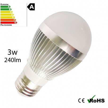 Lampadina di neutro LED 3w E27 bianco