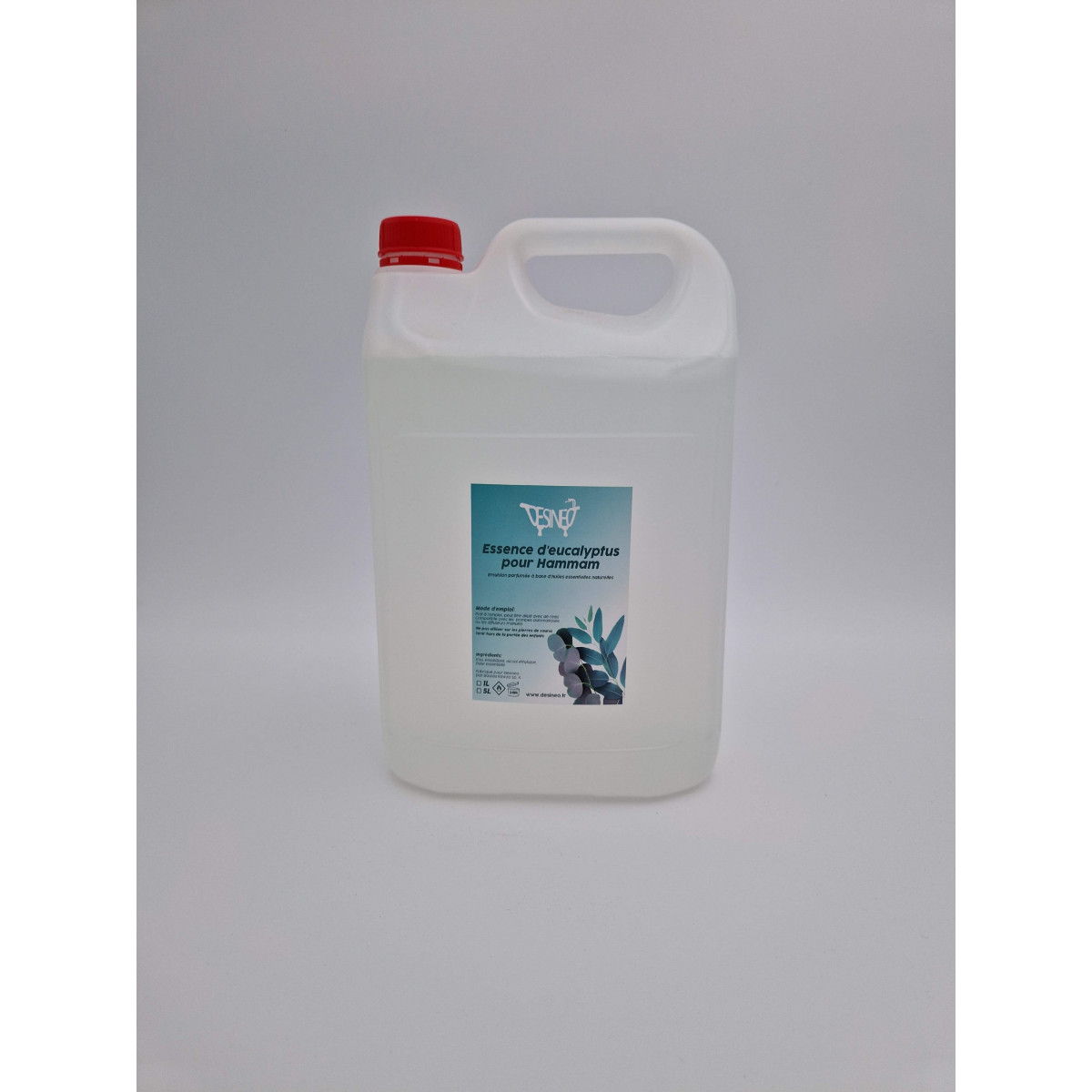 Essence d'eucalyptus pour hammam desineo 5 litres aromathérapie émulsion parfumée