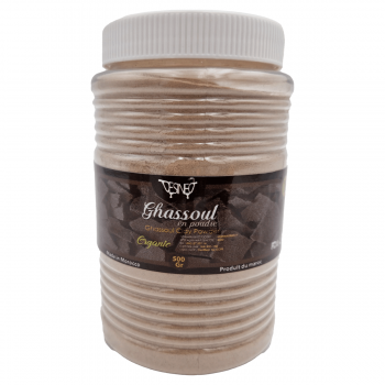 Ghassoul traditional Organic Natural Beldi 1kg white clay