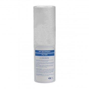 Cartucho antisedimentos de 20 micras para portafiltro frontal de 9-3/4 - 10 pulgadas