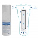 Set mit 3 Minen Anti-Sediment 10 µm für Tür Filter 9-3/4-10 Zoll