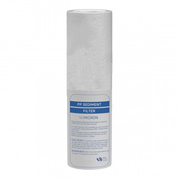 Wasserfilterpaket mit Filterhalter + 2 heißversiegelten 50 und 20-Mikron-Antisedimentfiltern