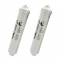 2 filtros de frigorífico Purewave compatibles con cualquier frigorífico americano o estándar.