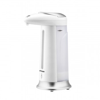 Seifenspender, hydroalkoholisches Gel 330 ml grau und weiß soap dispenser auto dispenser