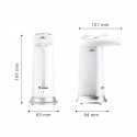 Double distributeur à savon et shampoing 2 x 500ml ultra ergonomique