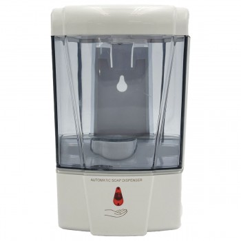 Soap dispenser and automatic wall shampoo 600 ml ergonomic transparent
