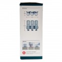 Doppel-Seifenspender und Shampoo 2 x 500 ml Transparent Profi