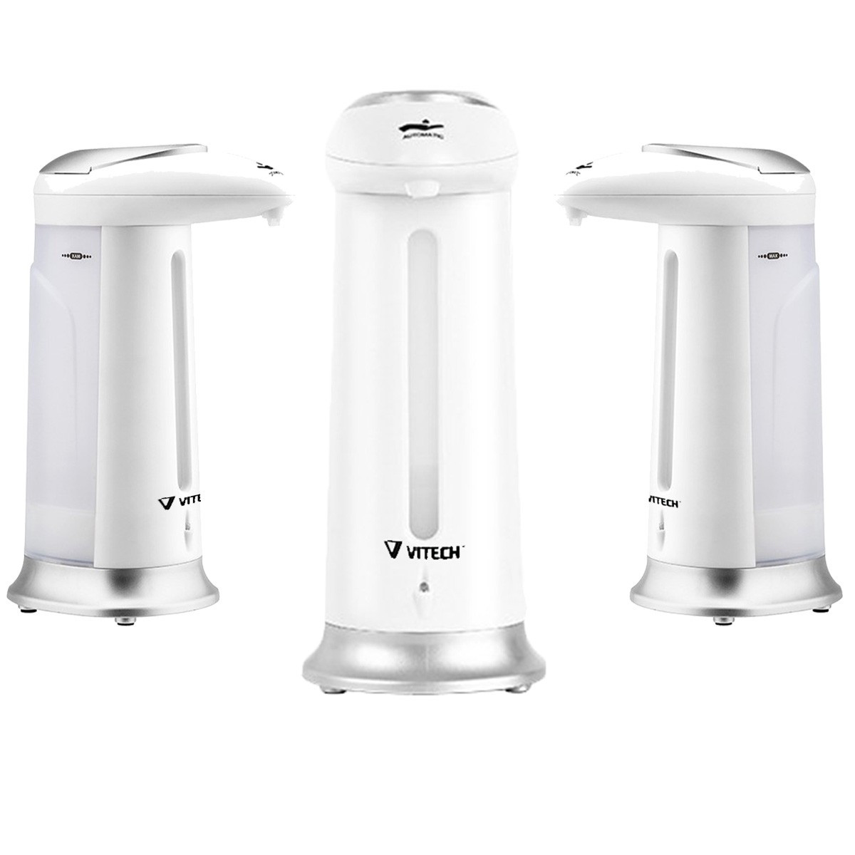 Doppelter Seifen- und Shampoospender 2 x 500 ml, äußerst ergonomisch