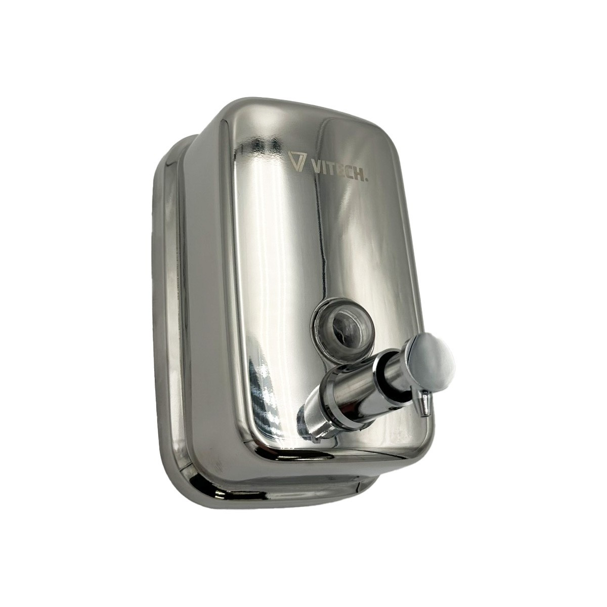 Distributore di sapone in acciaio inox antivandalico da 1 litro