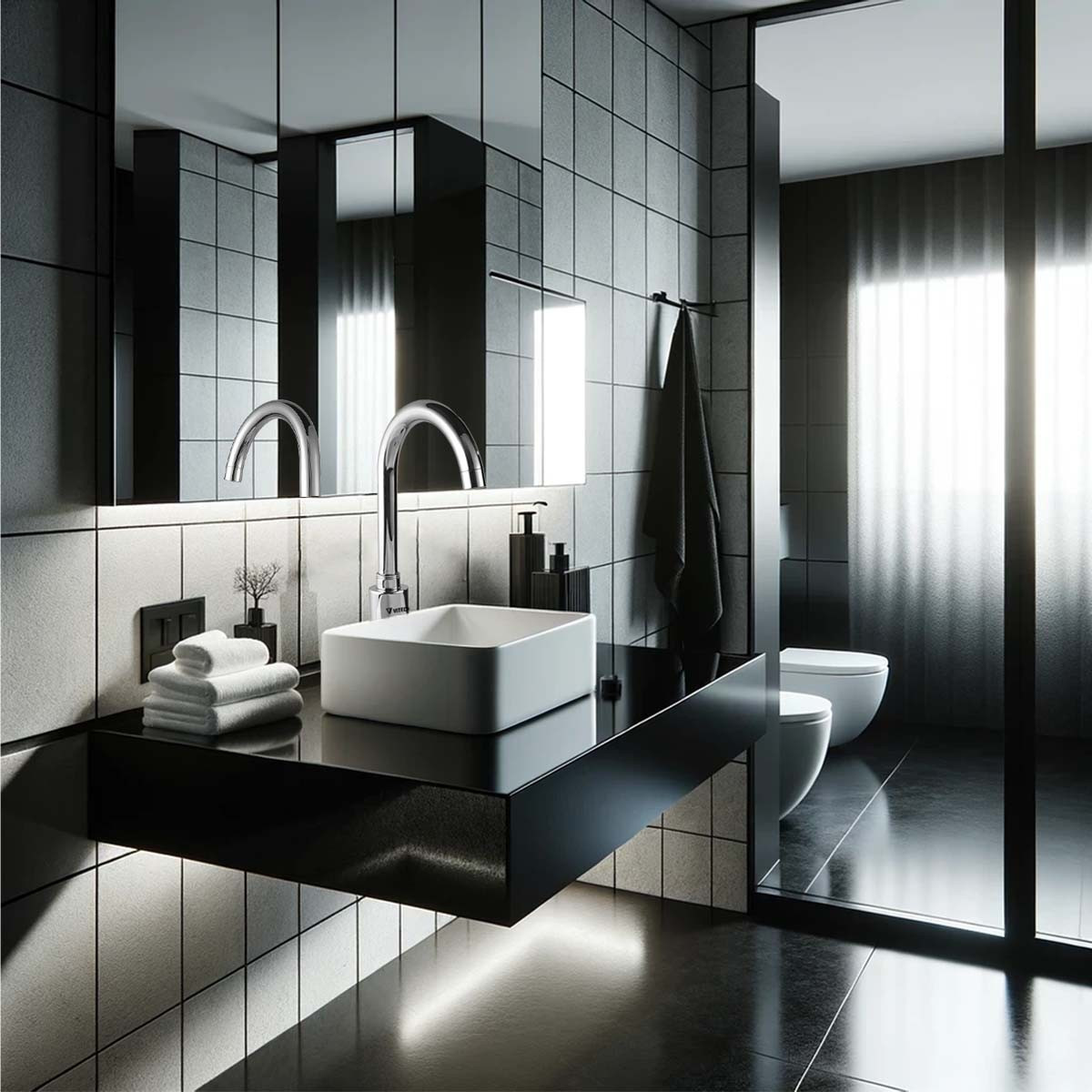 Automatischer Wasserhahn mit Infraroterkennung Vitech