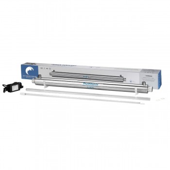 16W UV Sterilisator (0, 8 m3 - 800 l/St.) mit Philips Glühlampe  + Vorschaltgerät einbaufertig