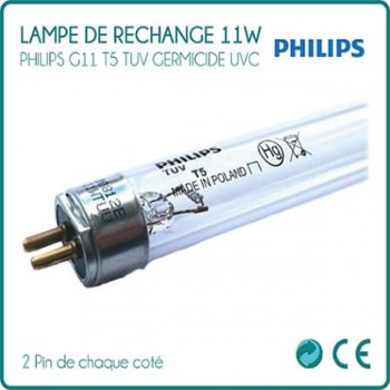Repuesto para lampara UV 11W Philips para esterilizador UV