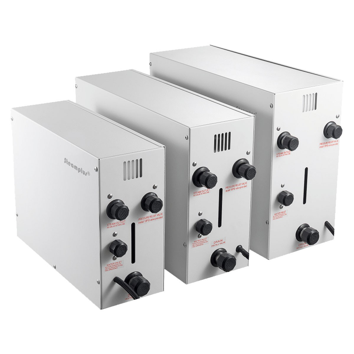 Dampfgenerator für Hamam 4 kW Steamplus 2021 für den professionellen oder privaten Gebrauch mit automatischer Entleerung