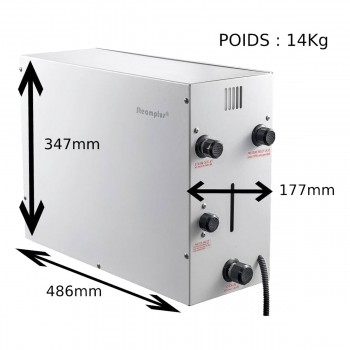 [12Kw] Steamplus 2021 Steam generator for Hammam for home use automatic draining