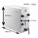 Dampfgenerator für Hamam 4 kW Steamplus 2021 für den professionellen oder privaten Gebrauch mit automatischer Entleerung