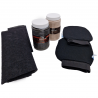 Pack Hammam Soin du corps : 2 gants kessa + 500g de savon noir + 500g ghassoul bio + 2 serviettes exfoliantes