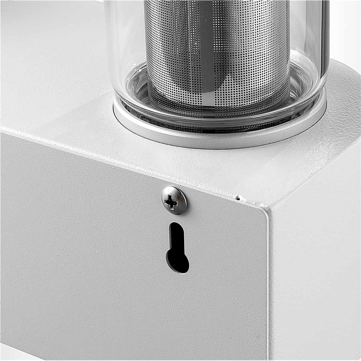 Pompa per aromaterapia in acciaio inox per hammam 2 profumi