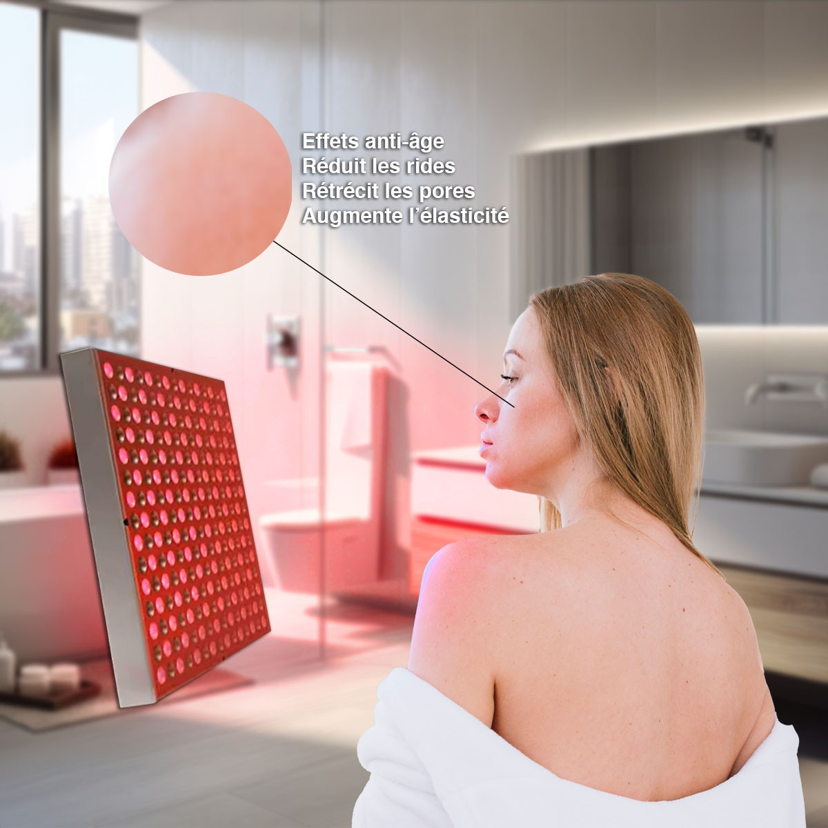 Panneaux de luminothérapie led