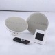 Incinta impermeabile Kit 2 x 80W con telecomando remoto e remote centrale SD card/bluetooth/USB/FM