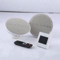 Kit enceinte étanche 2 x 80W avec télécommande déporté et télécommande centrale USB/bluetooth/carte SD/FM
